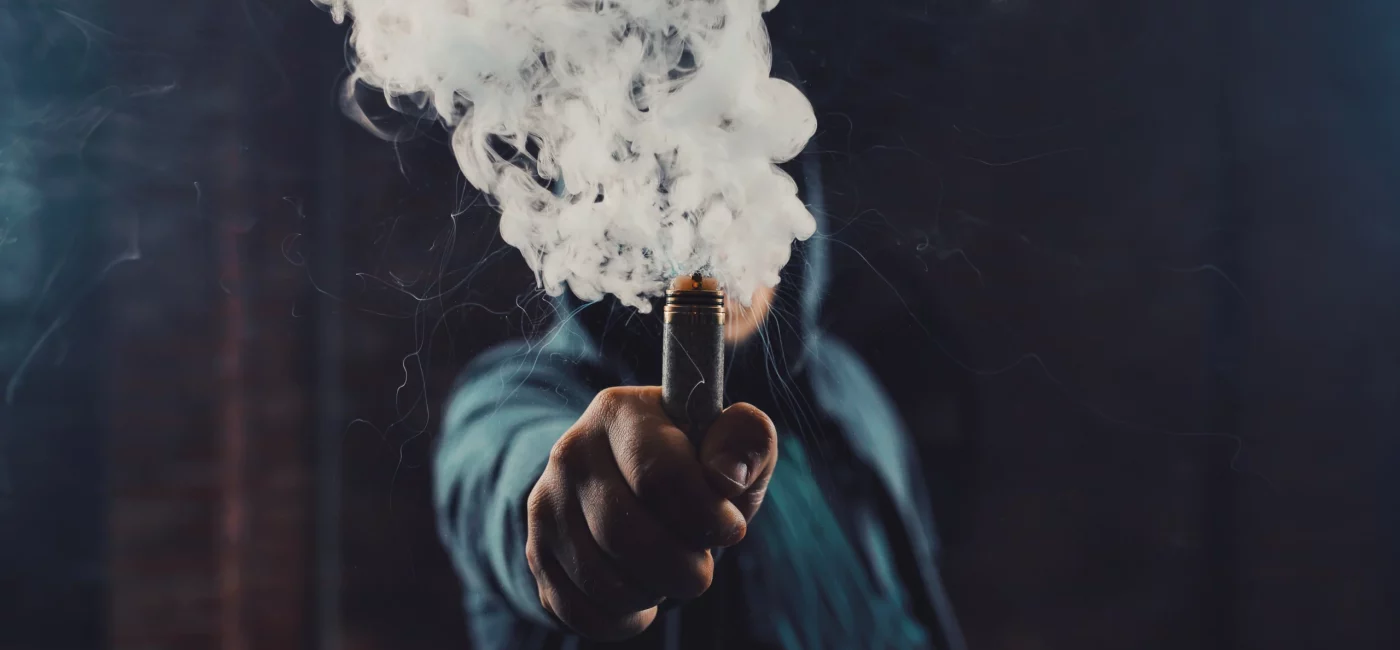 man-vaping-electronic-cigarette